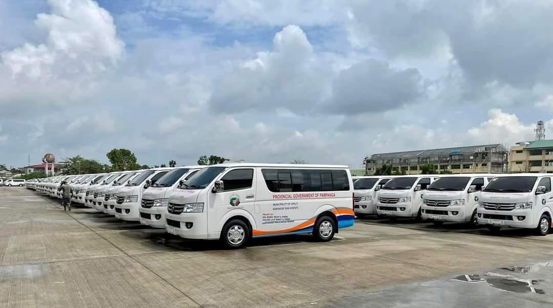 NEWS IN PHOTOS: Barangay service vehicles - Pampanga News Now