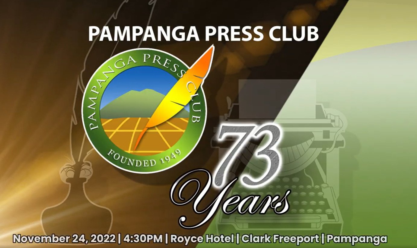 Pampanga Press Club to honor ‘partners in recovery’ in 73rd anniversary