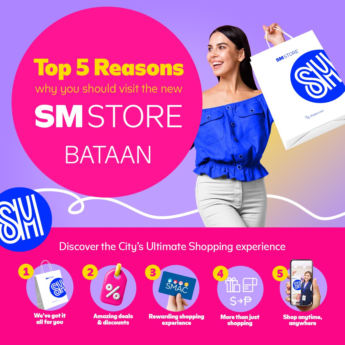Top 5 Reasons to visit the new SM Store Bataan - Pampanga News Now 