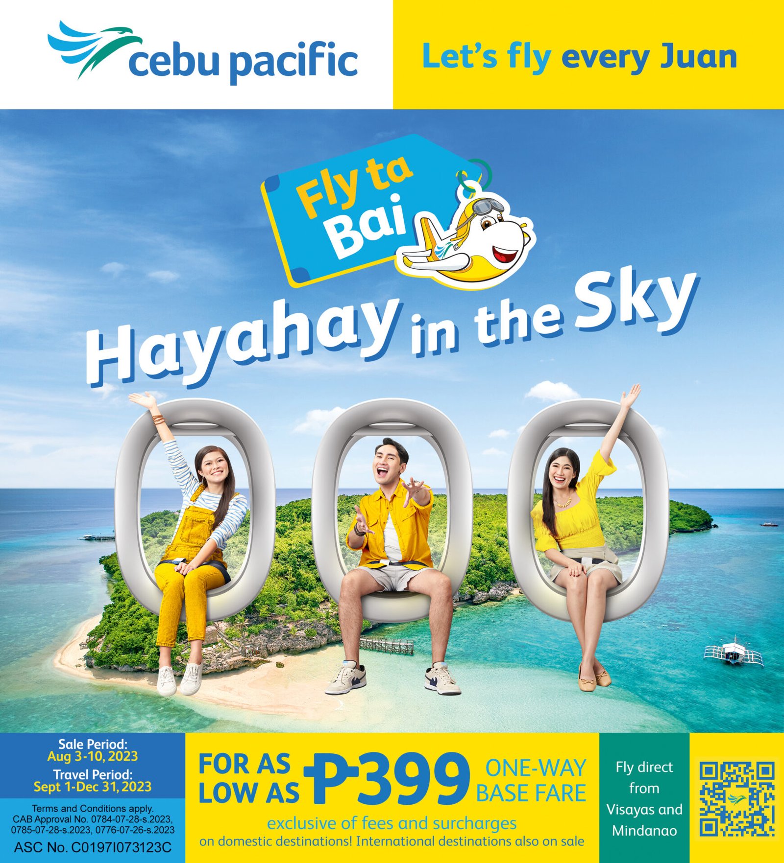 Cebu Pacific Launches ‘fly Ta Bai’ Seat Sale For Vis-min Travelers 