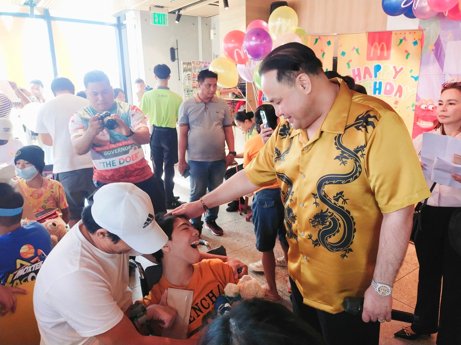 On his birthday: Gov Delta treats 42 cancer patient-kids - Pampanga ...